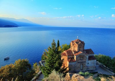 Capela de Sveti Jovan Kaneo em Ohrid, Macedónia (Património da Humanidade da Unesco)